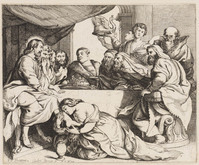 TvB G 2112
<br/>
Christus bij Simon de Farizeër, Maria Magdalena zalft zijn voeten
<br/>
<em>Panneels, Willem (1590-1634)</em>